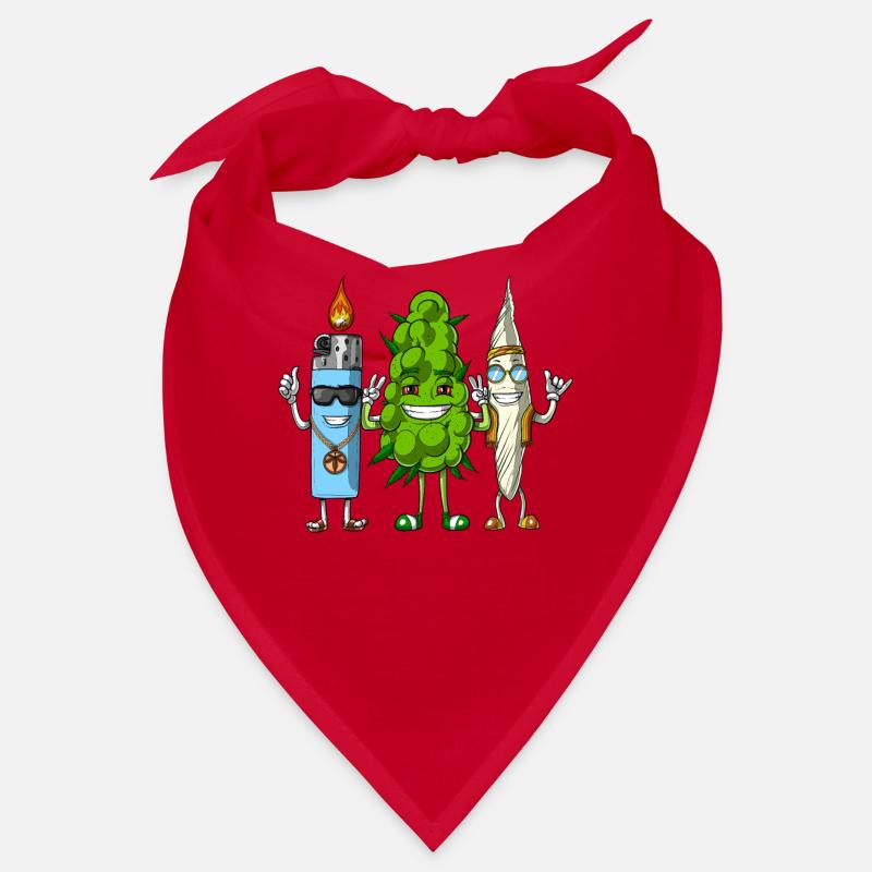 Weed Bud Lighter Joint Bandana