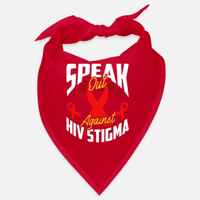 HIV-Bewusstsein AIDS Stigma Zitat Bandana