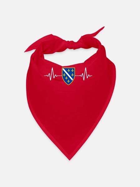 Bosnia Bosnian Yugoslavia Gift - Bandana - red - Front