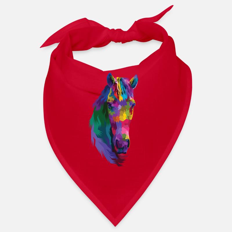 Idée cadeau de cadeau d'équitation douce de chevaux de cheval Bandana