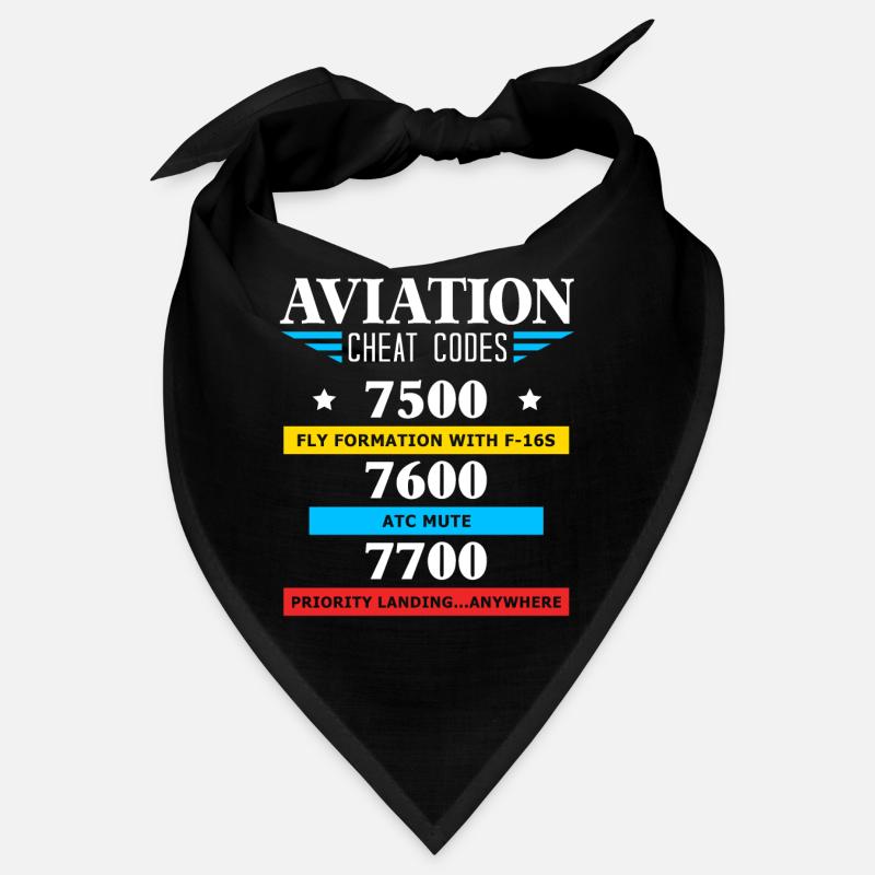 Aviation Cheat Codes Geschenk, Aviation Geschenk, Bandana
