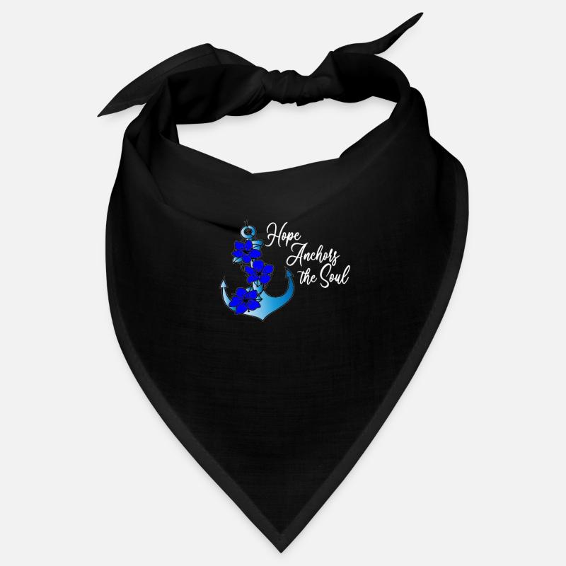 Anker Hoffnung Blumen Bandana