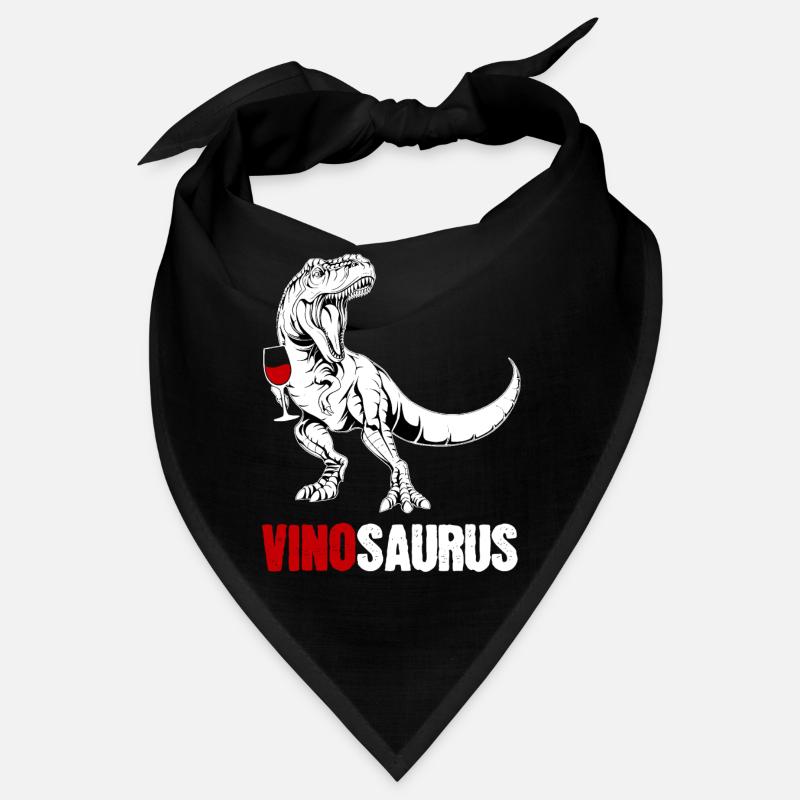 Vinosaurus Wein Dinosaurier Geschenk Bandana