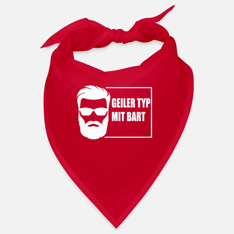 Barbier Geiler Typ Mit Bart Bartträger Bandana