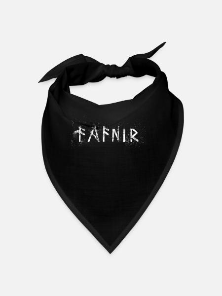 Fafnir gift norse viking mythology - Bandana - black - Front