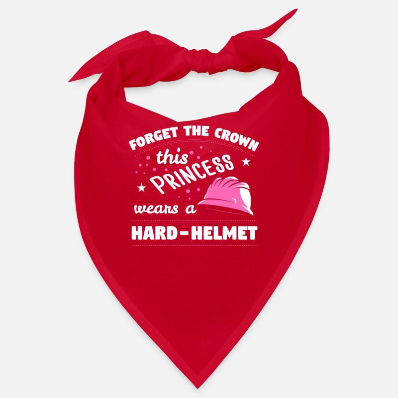 Construction site site manager excavator wife gift Bandana