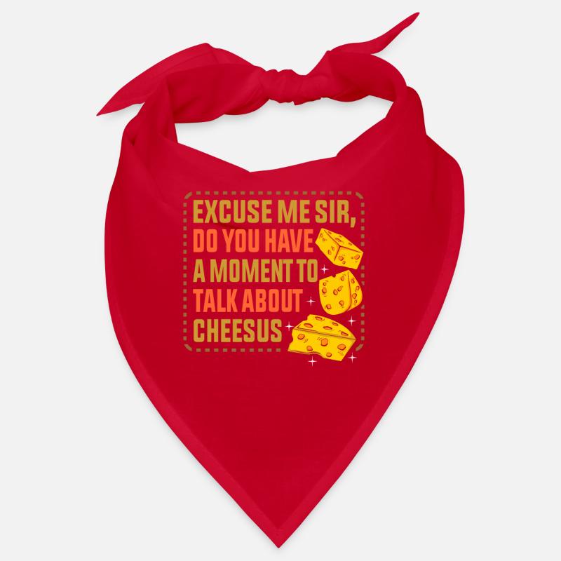 Milchkäse Lebensmittel Geschenkidee Bandana