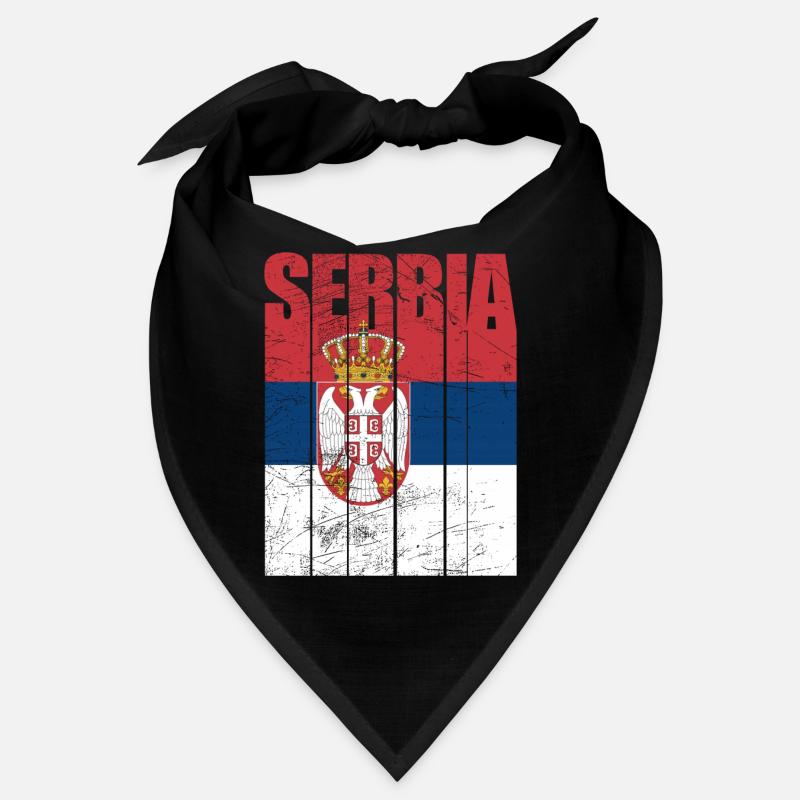Serbien Flagge Bandana