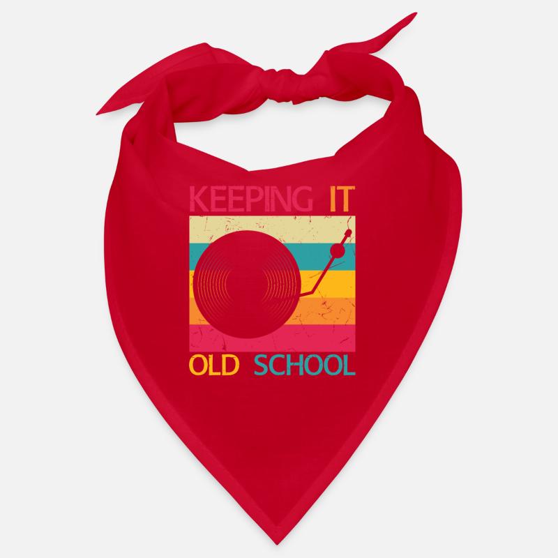 Keeping It Old School Vinyl Bandana