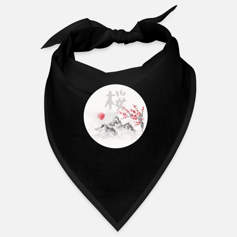 Japanese cherry blossom tree sakura Bandana