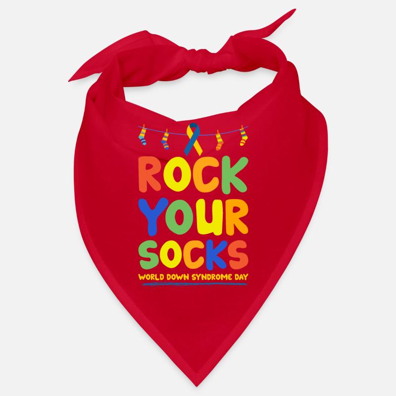 Down Syndrom Socke Geschenk Bandana