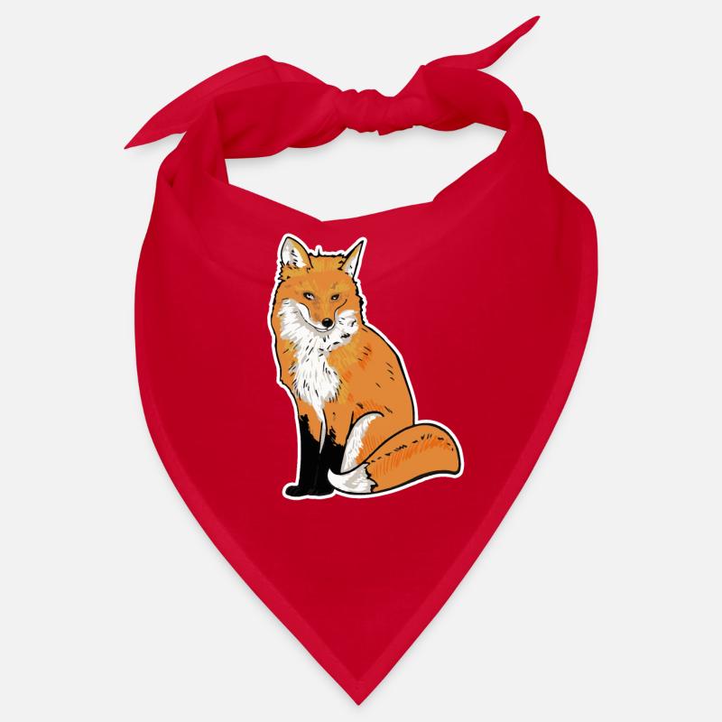 Fox Illustration Bandana