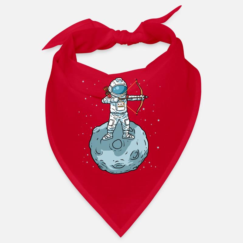 Bogenschütze Shirt Astronaut Pfeil Bogen Bogen Bandana