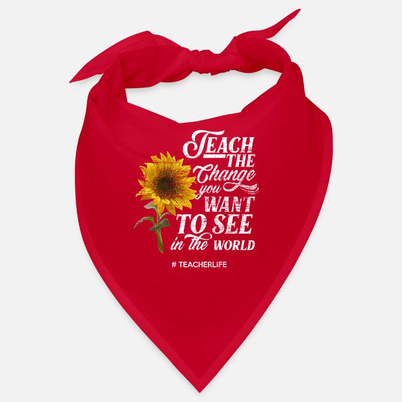 Lehrer Vorbild Sonnenblume Bandana