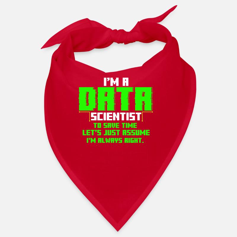 Data Scientist Engineer Nerd Analyst Gift Bandana