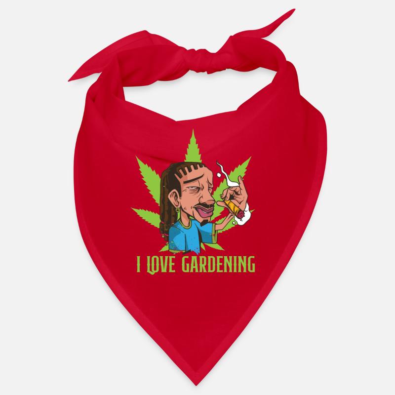 Cannabis Hanf Kiffer Geschenk Bandana