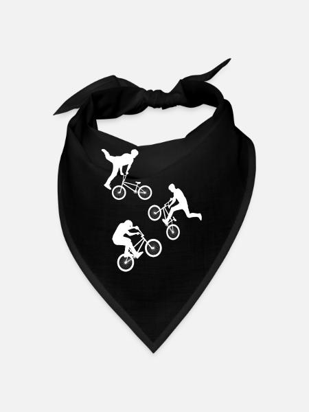 BMX vélo BMX cadeau de conducteur - Bandana - rouge - Devant