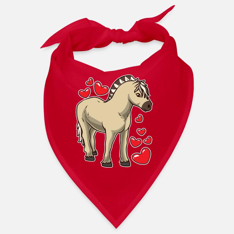 Fjordpferd Geschenk Bandana