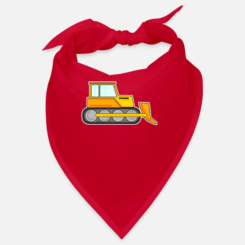 Construction site vehicles Children Bandana