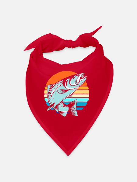 Pêche pêche - Bandana - rouge - Devant