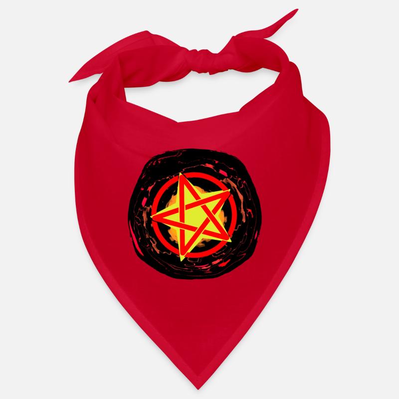 Satan Devil Pentagram Hell Death Ritual Occult Bandana