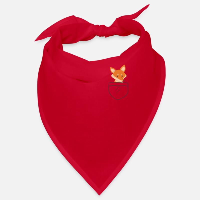 Fox in bag - Fox fan art fox lover - Bandana