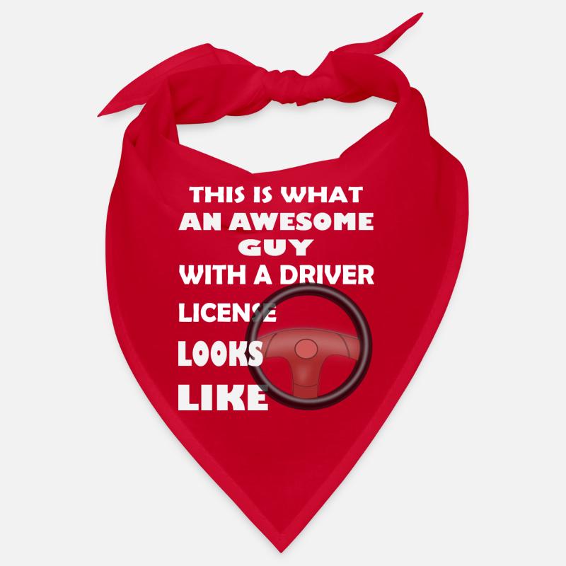 Driver's license passed driver's license Bandana
