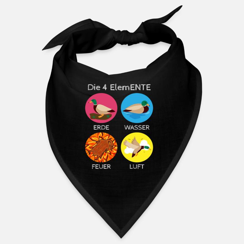 Les 4 Canard ElemENTE Canard Feu Eau Bandana