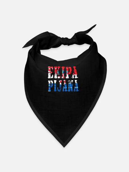 Hrvatska Kroatien Fussball - Bandana - Rot - Vorne