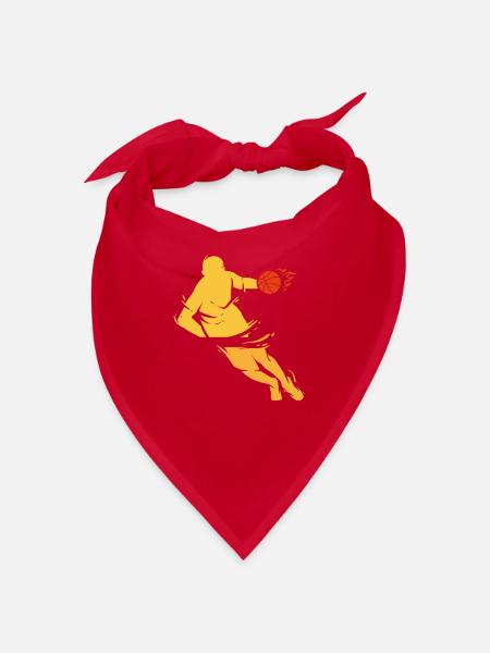 Basketball players - Bandana - red - Front