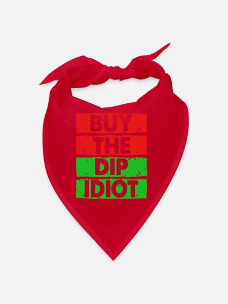 stock exchange - Bandana - red - Front