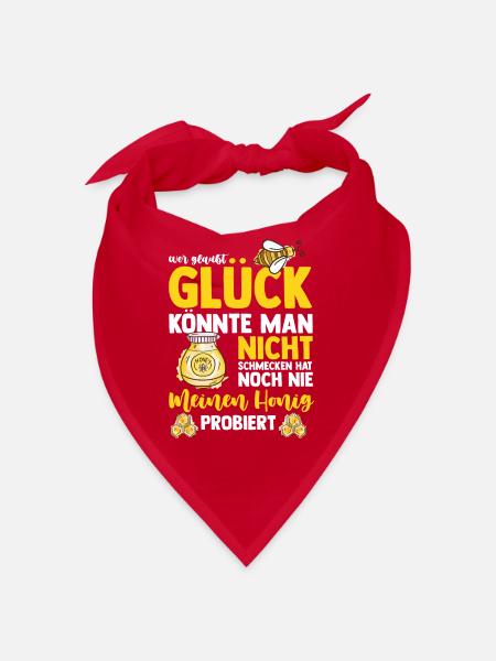 Honig Imker Biene - Bandana - Rot