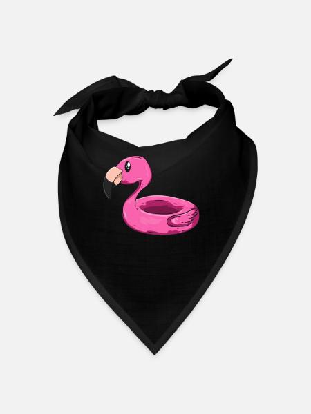 Flamingo Schwimmring - Bandana - Rot - Vorne