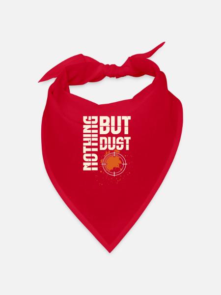 Shooting Skeet Shooting Clay Target Shooting - Bandana - red - Front