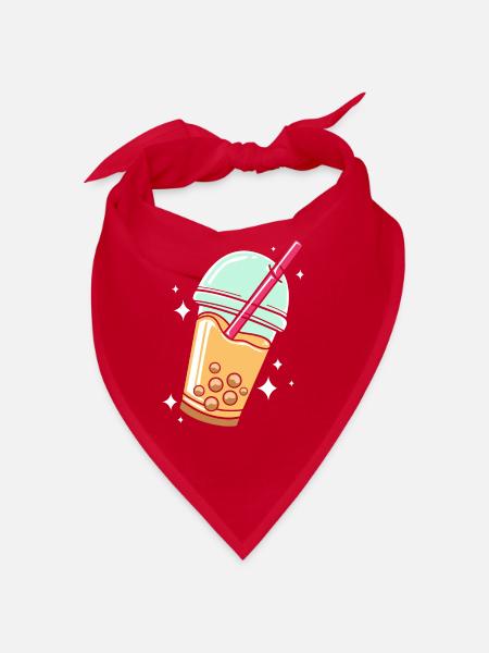 Bubble Tee Boba Tea - Bandana - red - Front