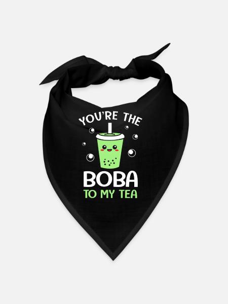 Bubble Tee Boba Tea - Bandana - black - Front