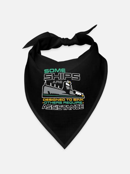 Submariner Submarines Veteran designed to sink - Bandana - Schwarz - Vorne