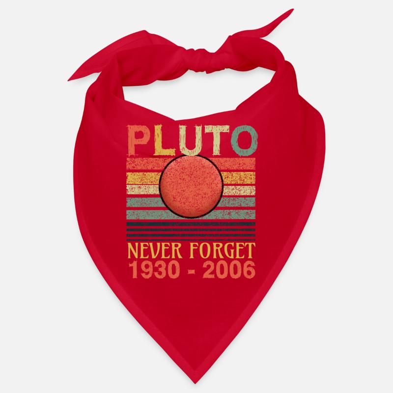 Never Forget Planet Pluto Bandana