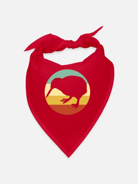 kiwi-bird kiwi bird - Bandana - red - Front