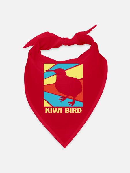 kiwi-bird kiwi bird - Bandana - red - Front
