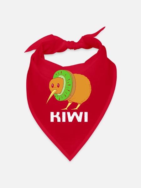 kiwi-bird kiwi bird - Bandana - red - Front