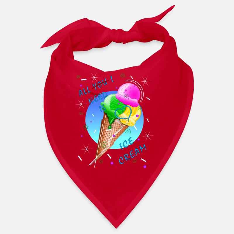 Eis Eiscreme Eissorten Eismaschine Vanilleeis Bandana