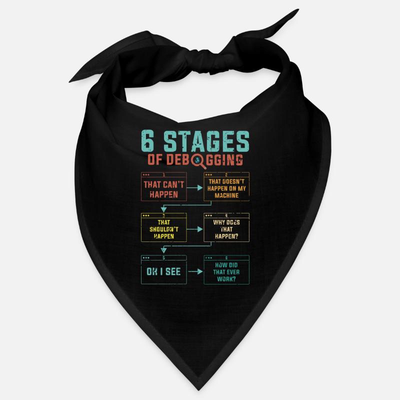 Programming 6 Stages of debugging Bandana