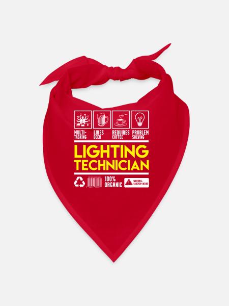 Light Technician - Bandana - red