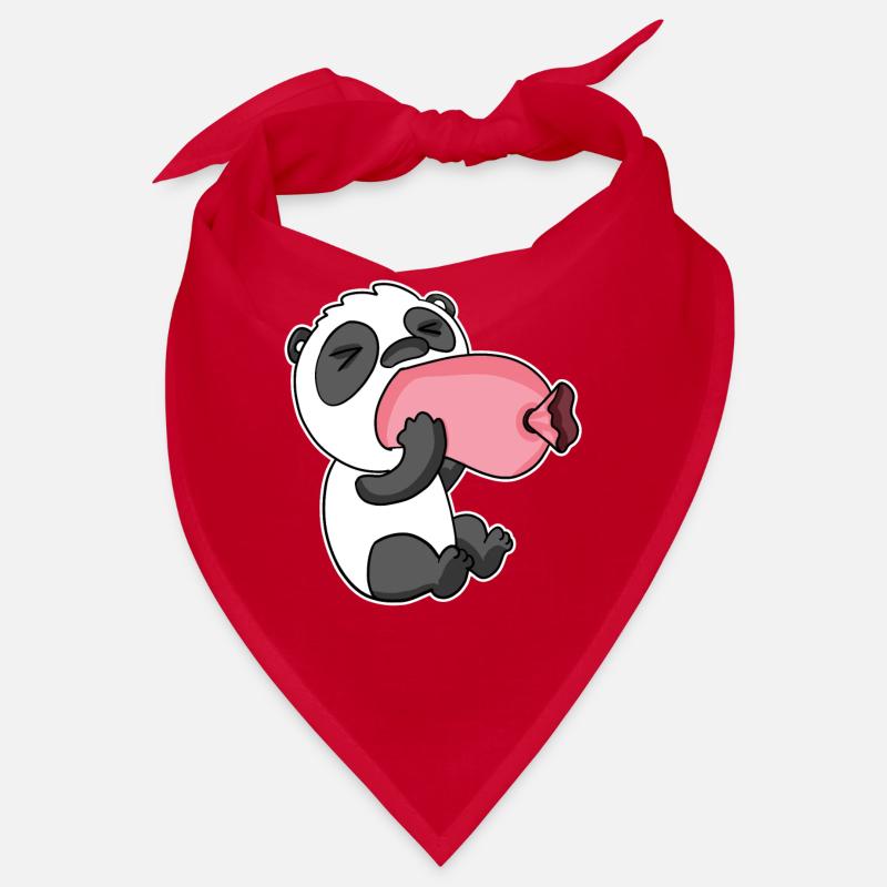 Panda with sausage Bandana