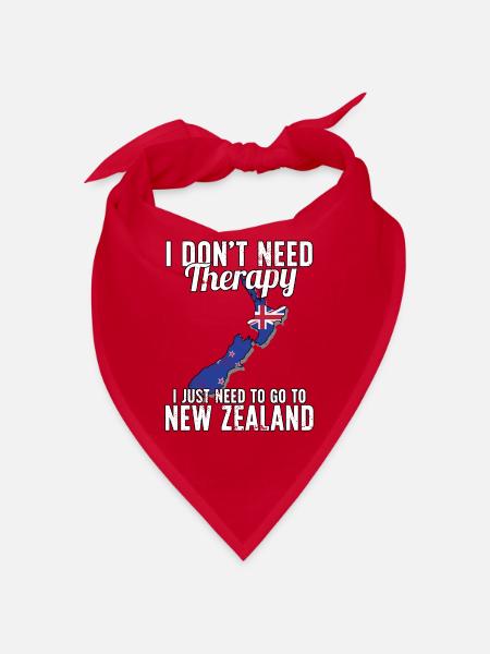New Zealand flag I New Zealand Souvenirs - Bandana - rouge - Devant