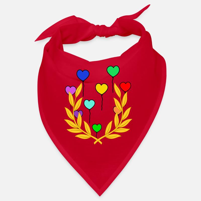 Lorbeerkranz Luftballons Sieg Sieger Gewinner Bandana