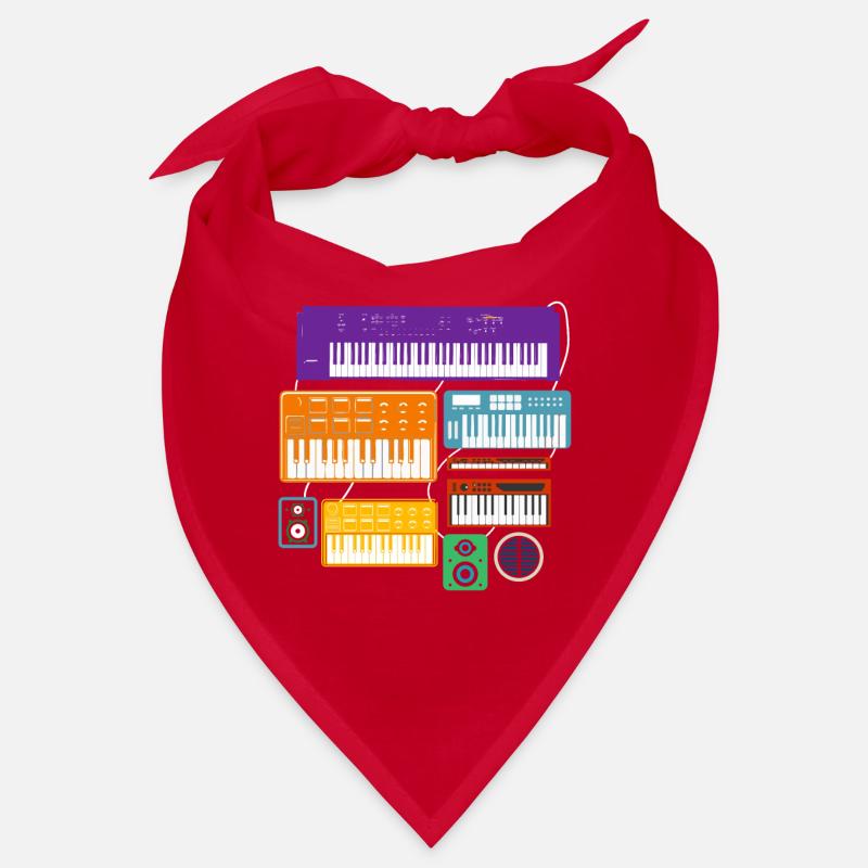 ADSR Modular Techno Festival Nerd Synthesizer Bandana