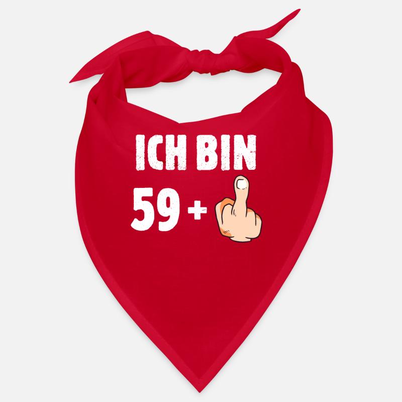 Ich bin 59 plus eins Bandana