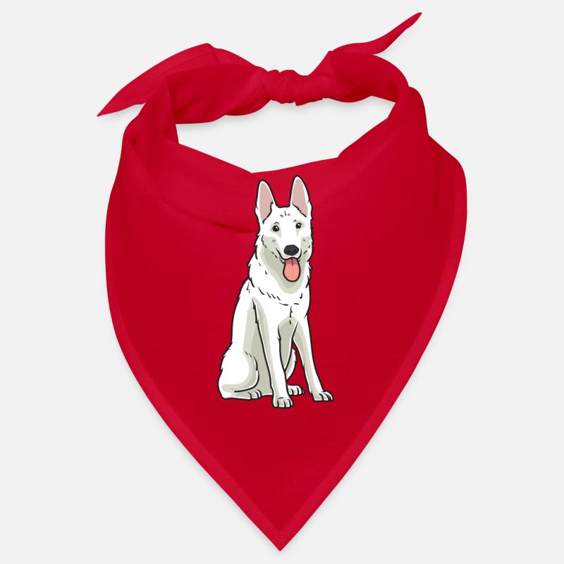 Weißer Schweizer Schäferhund Bandana
